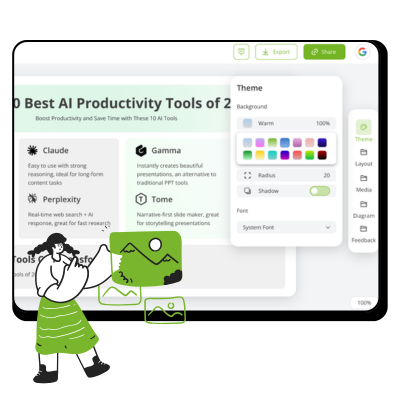AI Infographic Generator: Step 3: Edit Online or Download Your Final Infographic