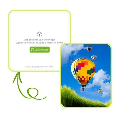 AIオブジェクトリムーバー：ステップ1：写真をアップロード