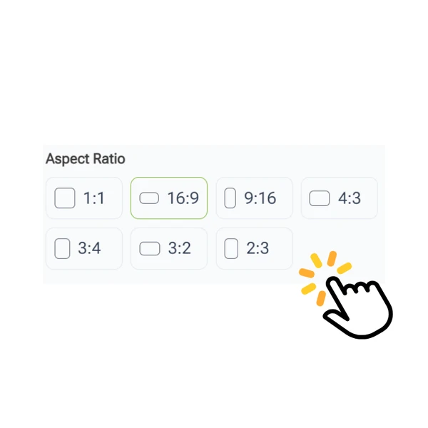 Qwen Image - ステップ2：希望のサイズを選択